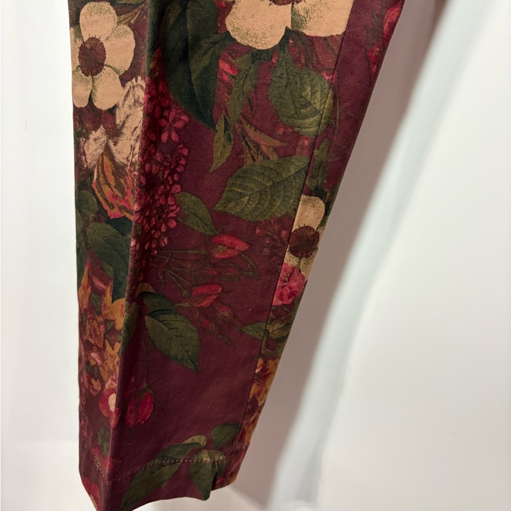 Talbots Floral Print Pants - Multicolor - Picture 5 of 13